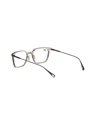 Lunettes de vue design en bois de zébrano noir et de zébrano blanc et titane modèle Errobi de la light collection