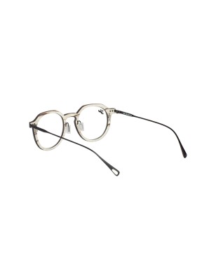 Lunettes de vue modernes en bois de zébrano noir et zébrano blanc et titane modèle Luma de la light collection