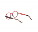 Lunettes de vue féminines de le red collection en bois d'ébène et zébrano blanc