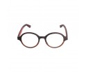 Lunettes de vue féminines de le red collection en bois d'ébène et noyer