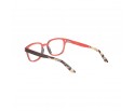 Lunettes de vue rectangulaire en bois d'ébène et zébrano blanc modèle de la red collection