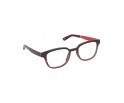 Lunettes de vue rectangulaire en bois d'ébène et noyer modèle de la red collection