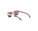 Lunettes en bois de chêne et zébrano verres solaires polarisés teintés rose