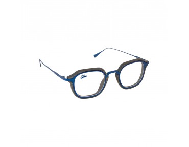 Lunettes optique en bois et titane bleu modèle Zerua de la Eden collection