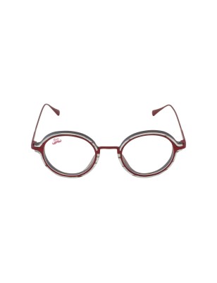 Lunettes optique en bois et titane Sagarra vue de face