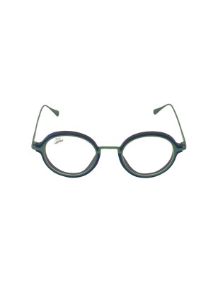 Lunettes optique en bois et titane Sagarra vue de face