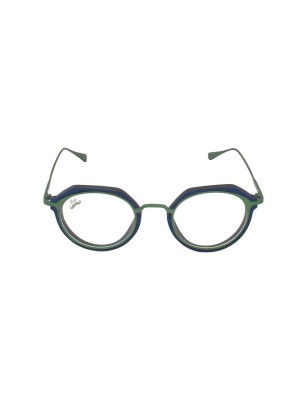 Lunettes optique en bois et titane - Lorea vue de face