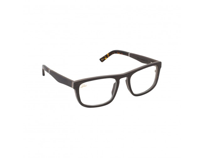 Lunettes de vue en bois d'ébène pour homme
