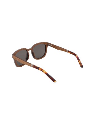 Lunettes de soleil pour hommes en bois de rose modèle bloom de la gold collection
