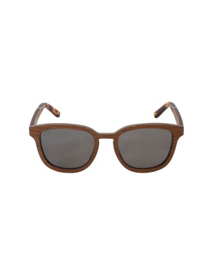Lunettes de soleil pour hommes en bois de rose modèle bloom de la gold collection