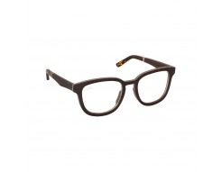 2166-Lunettes de vue pour hommes en bois de rose et ébène modèle bloom de la gold collection