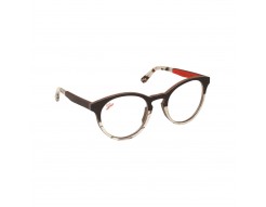 2205-Lunettes de vue de le red collection en bois d'ébène et zébrano blanc