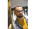 Lunettes de vue pour hommes en bois de rose et ébène modèle bloom de la gold collection