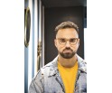 Lunettes de vue pour hommes en bois de rose et ébène modèle bloom de la gold collection