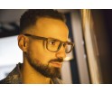 Lunettes de vue en bois d'ébène pour homme
