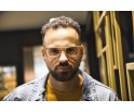 Lunettes de vue en bois d'ébène pour homme