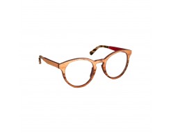 2386-Lunettes de vue de le red collection en bois d'ébène et zébrano blanc