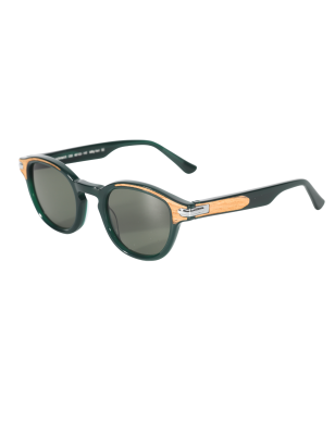 Lunettes de soleil association bois/acétate M49 biodégradable modèle MIRAMAR
