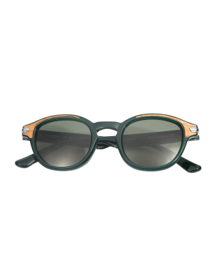 Lunettes de soleil association bois/acétate M49 biodégradable modèle MIRAMAR