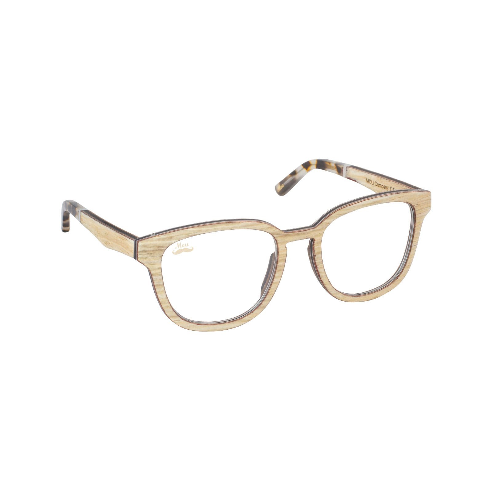 Lunettes de vue en bois de chêne et d'ébène - Gold Collection BLOOM