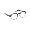 Lunettes de vue en bois d'ébene et zébrano blanc - Red Collection ATALAYE