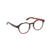 Lunettes de vue en bois d'ébene et noyer - Red Collection IBAIA