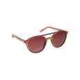 Lunettes polarisées en bois de chêne et d'érable teinté rouge - Eba EDEN COLLECTION