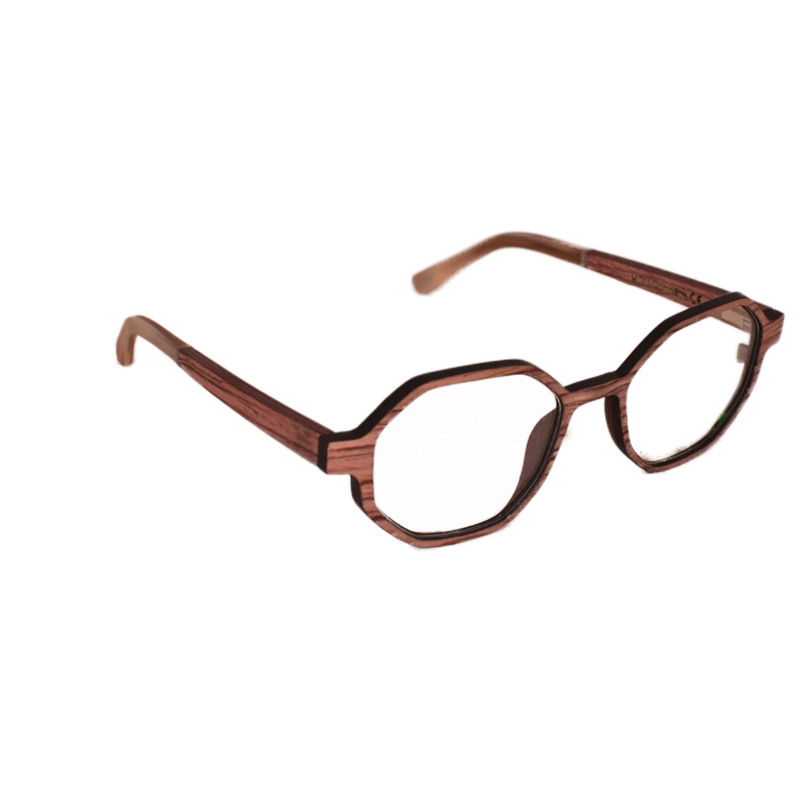 Lunettes de vue en bois de Liquidambar- Brut Collection Ocea (Small)