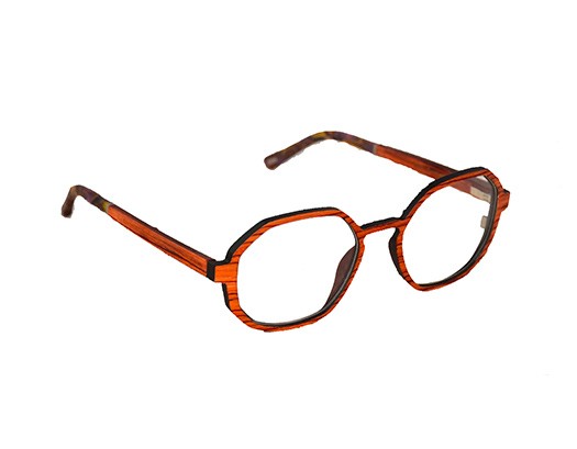 Lunettes de vue en bois de Cumaru - Artea Collection Goxoki