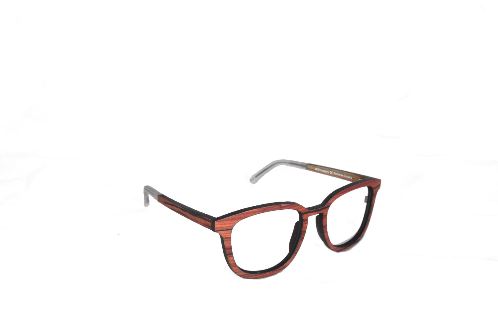 Lunettes de vue en bois de Cumaru - Nerea Collection Lurra C005