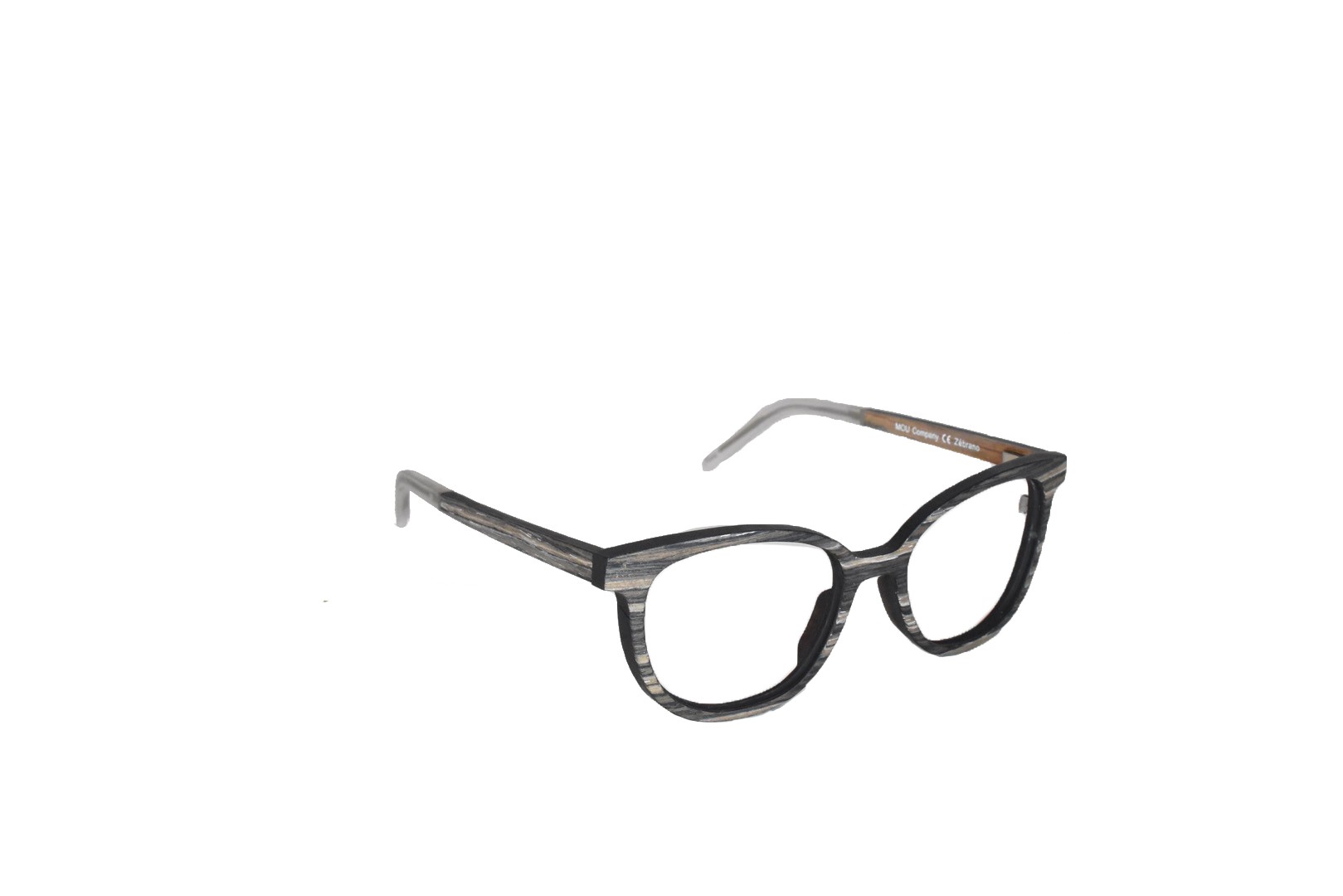 Lunettes de vue en bois de Zebrano - Nerea Collection Ideia C003