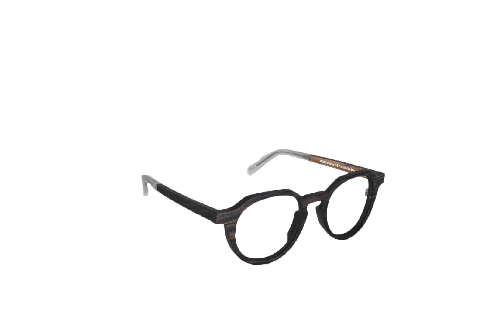 Lunettes de vue en bois de Racine d'Ébène - Nerea Collection Maitea C009