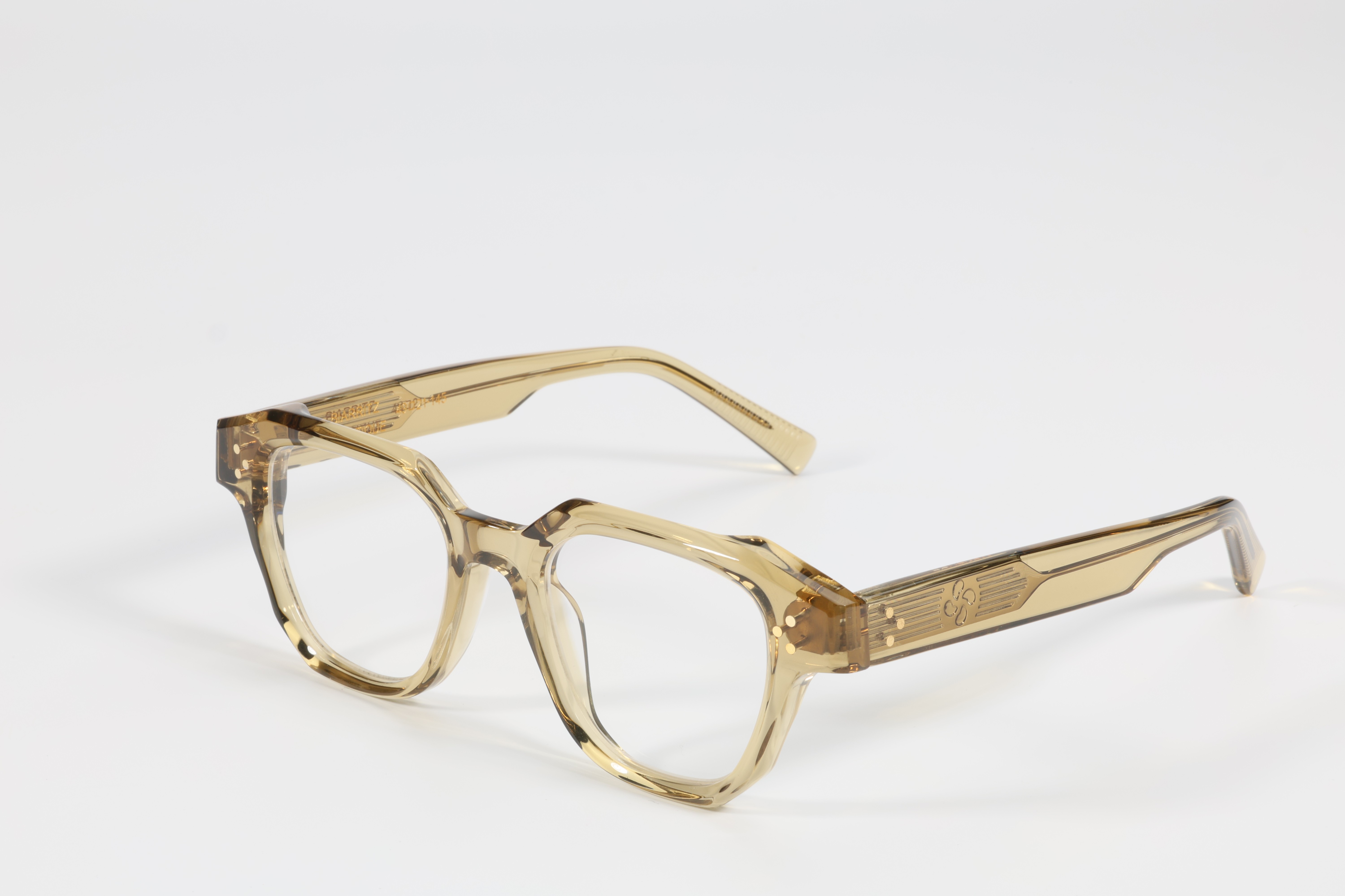 Lunettes de vue en acétate M49 - Collection Pays Basque - Biarritz Or Antique