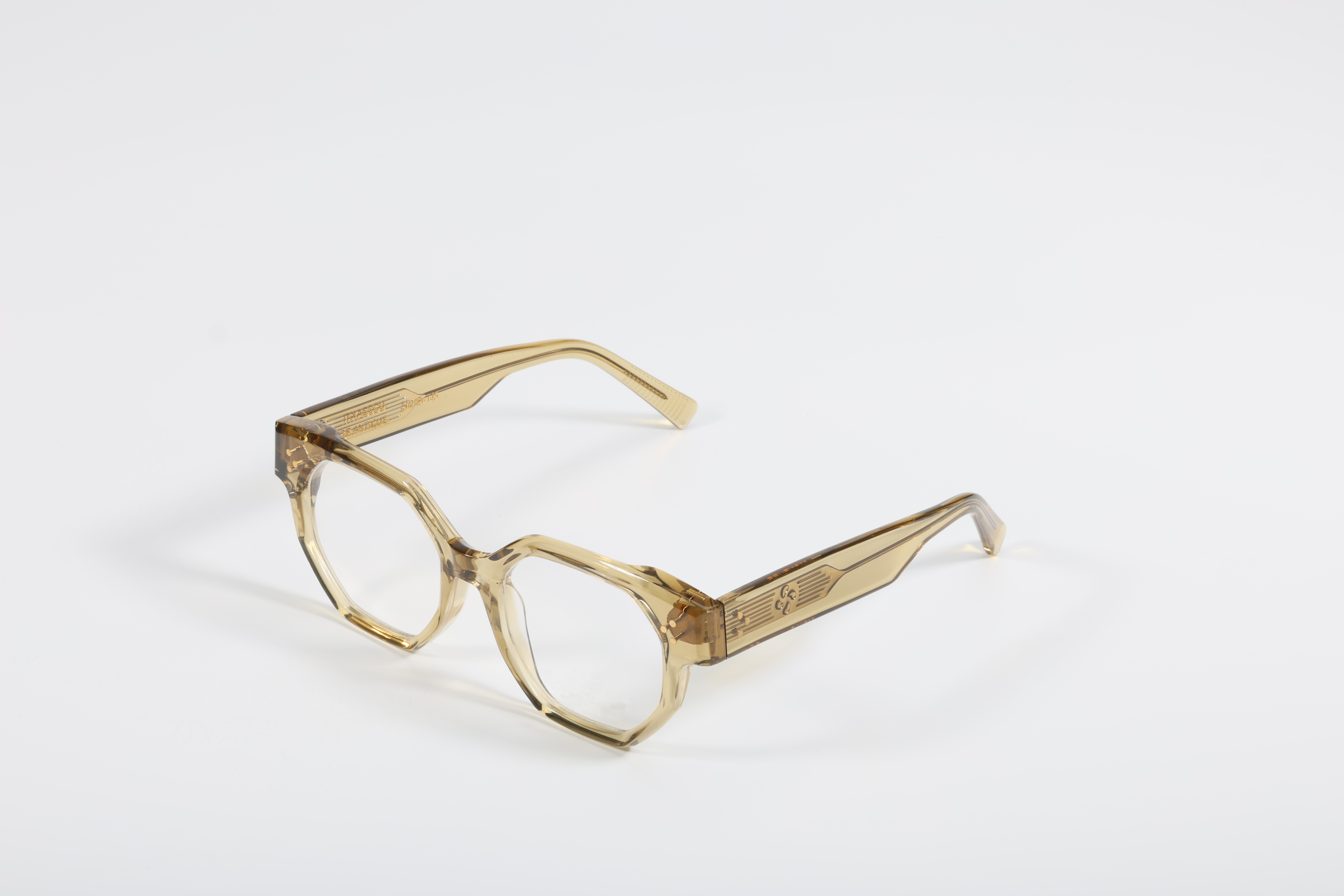 Lunettes de vue en acétate M49 - Collection Pays Basque - Itxassou Or Antique