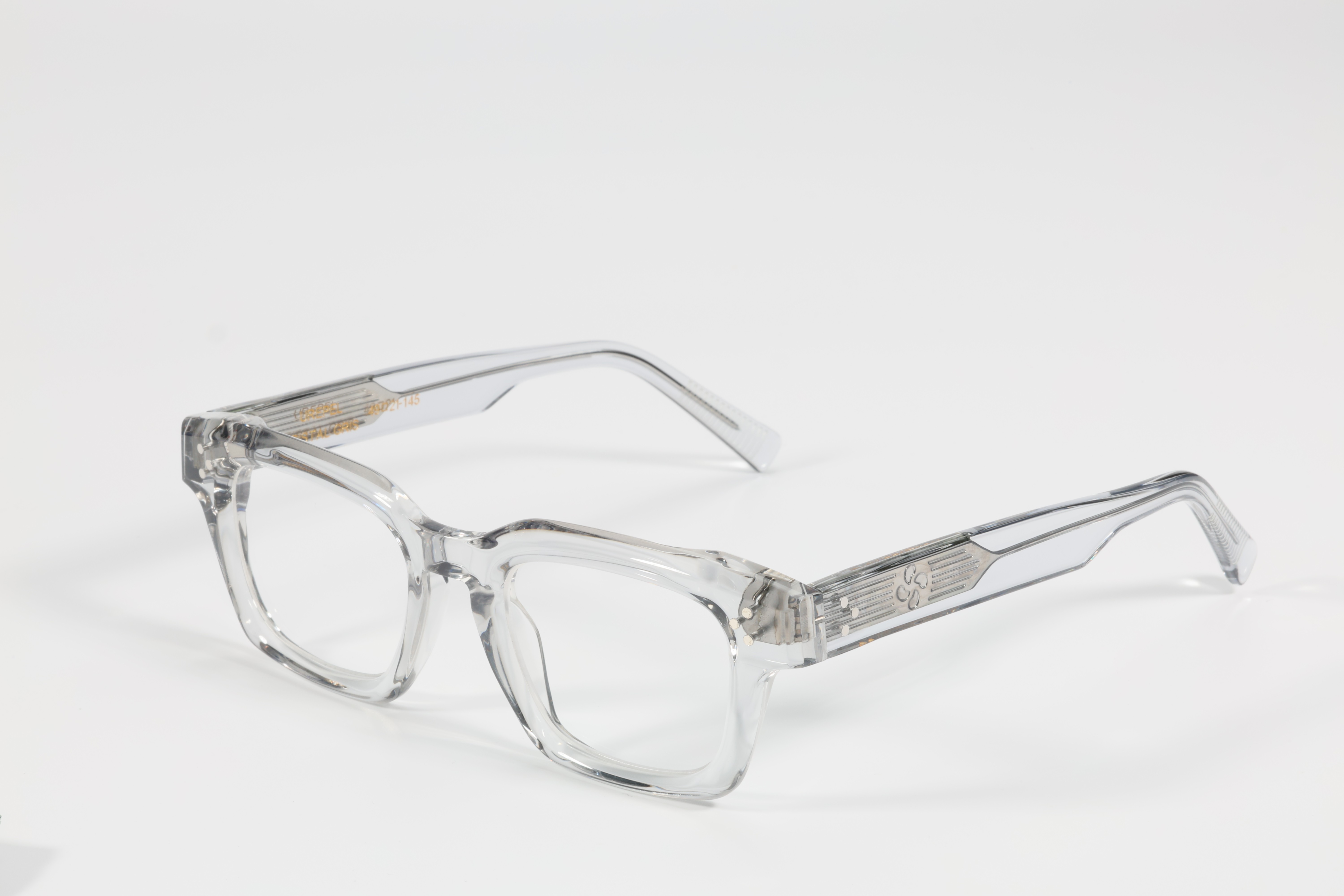 Lunettes de vue en acétate M49 - Collection Pays Basque - Urepel Cristal Gris