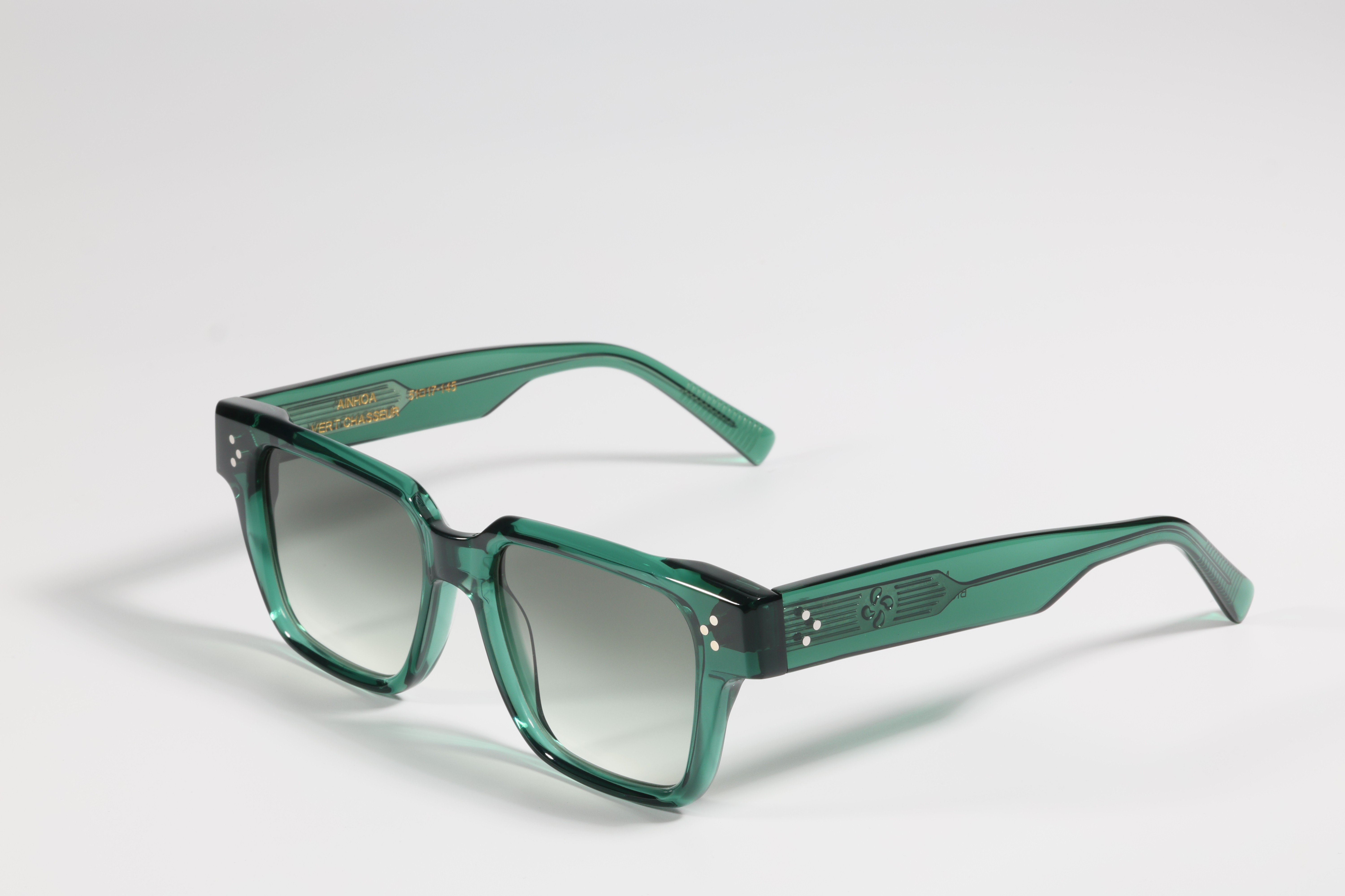 Lunettes de soleil en acétate M49 - Collection Pays Basque - Ainhoa Vert Chasseur