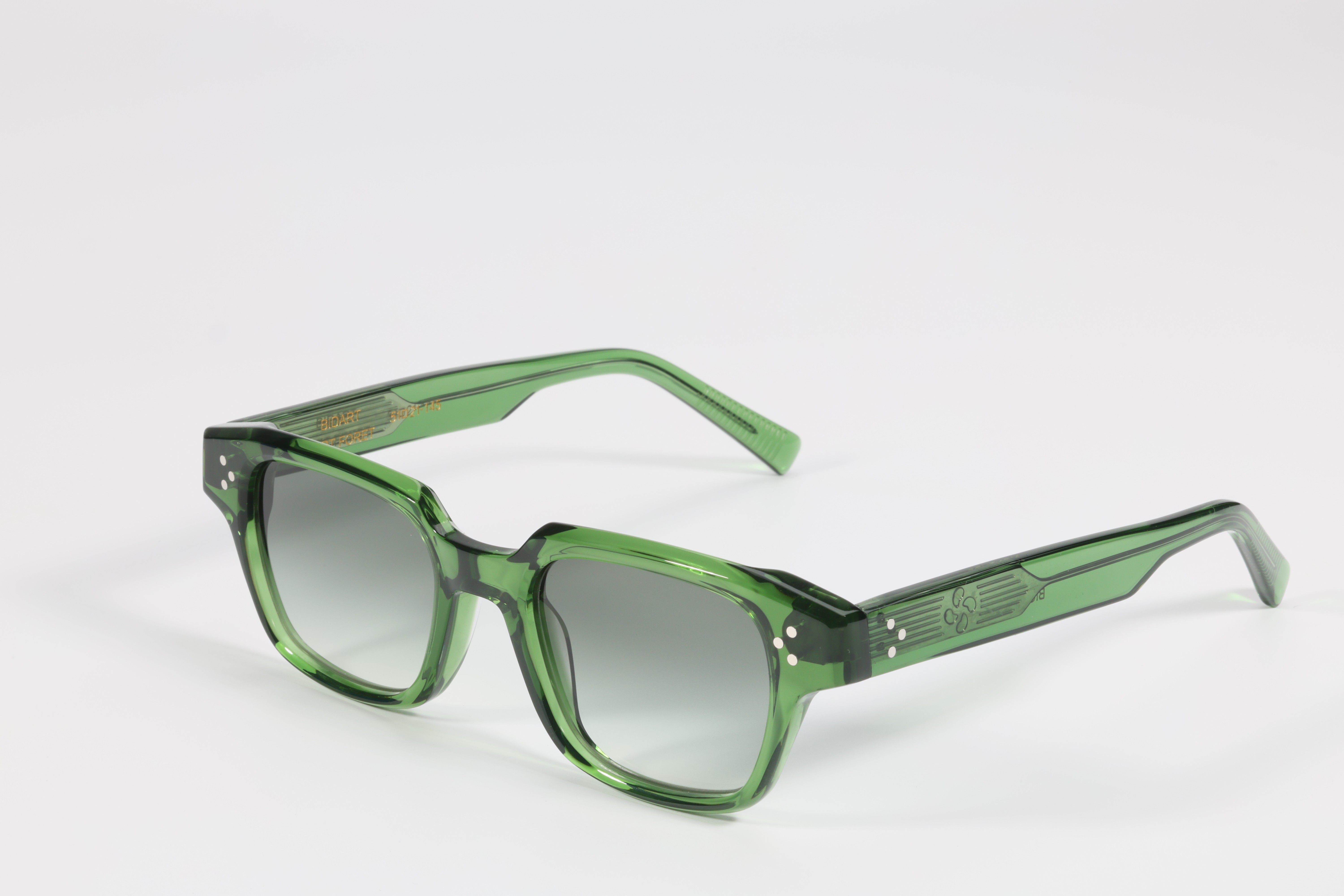 Lunettes de soleil en acétate M49 - Collection Pays Basque - Bidart Vert Foret