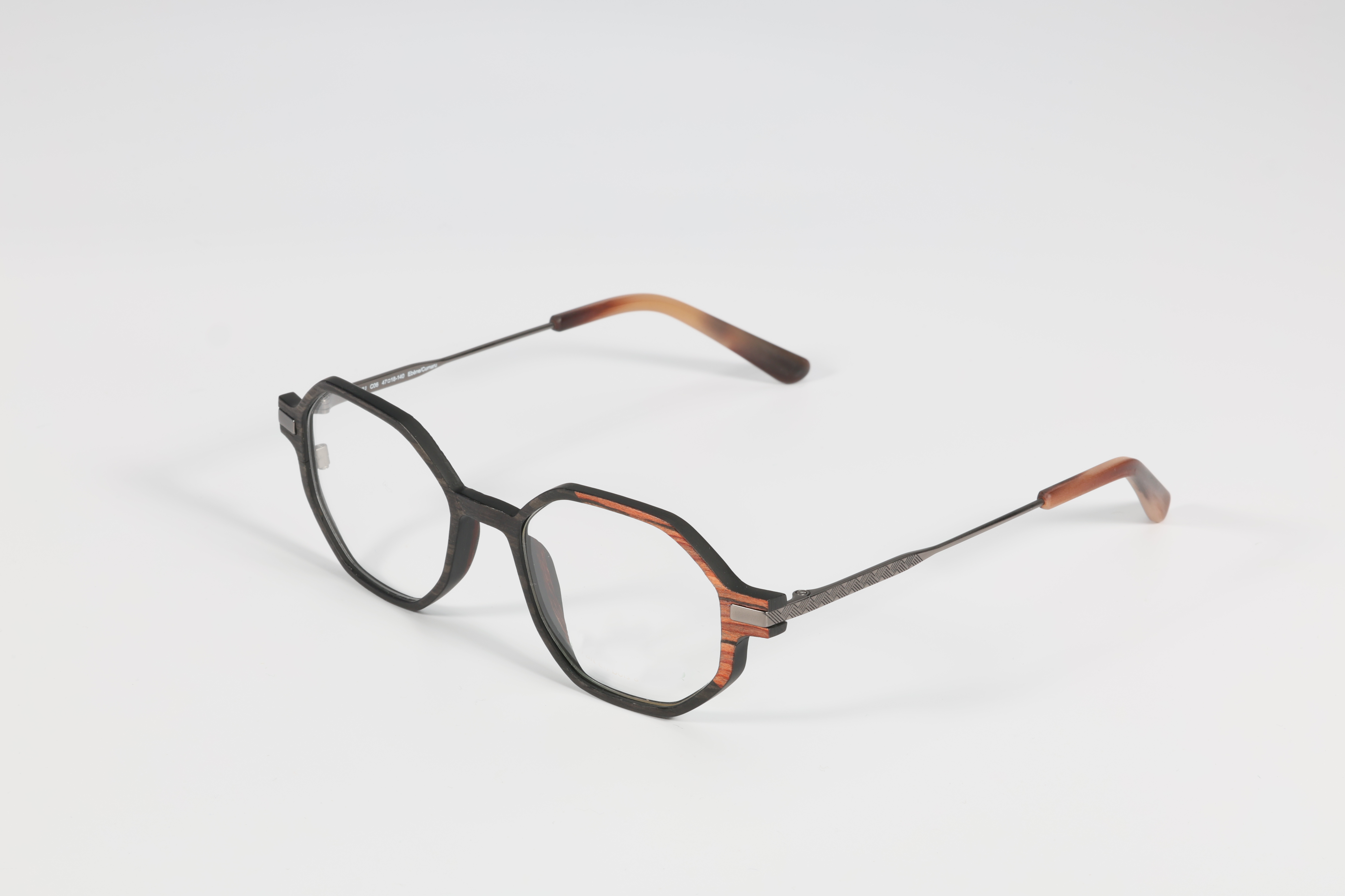 Lunettes de vue en bois d ébène et cumaru - Collection JANV 2024 MUTRIKUC06