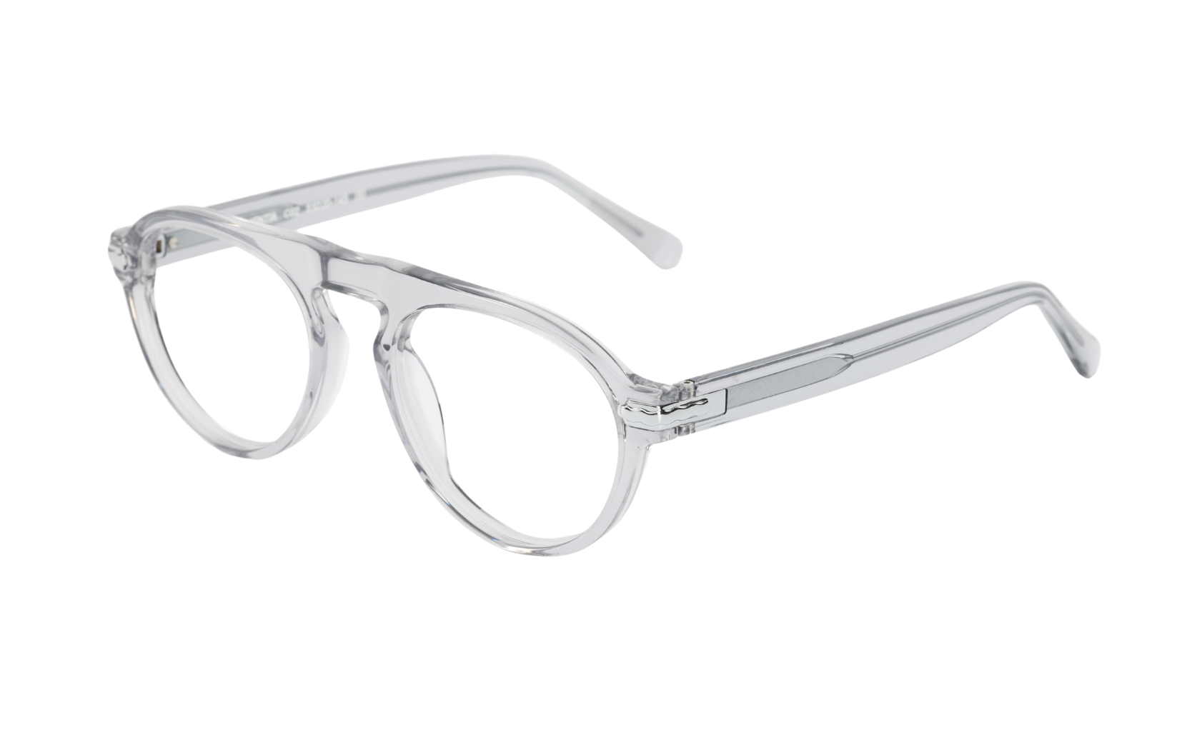 Lunettes de vue en acétate M49 - Collection VAGUE- PARLEMENTIA Cristal Gris