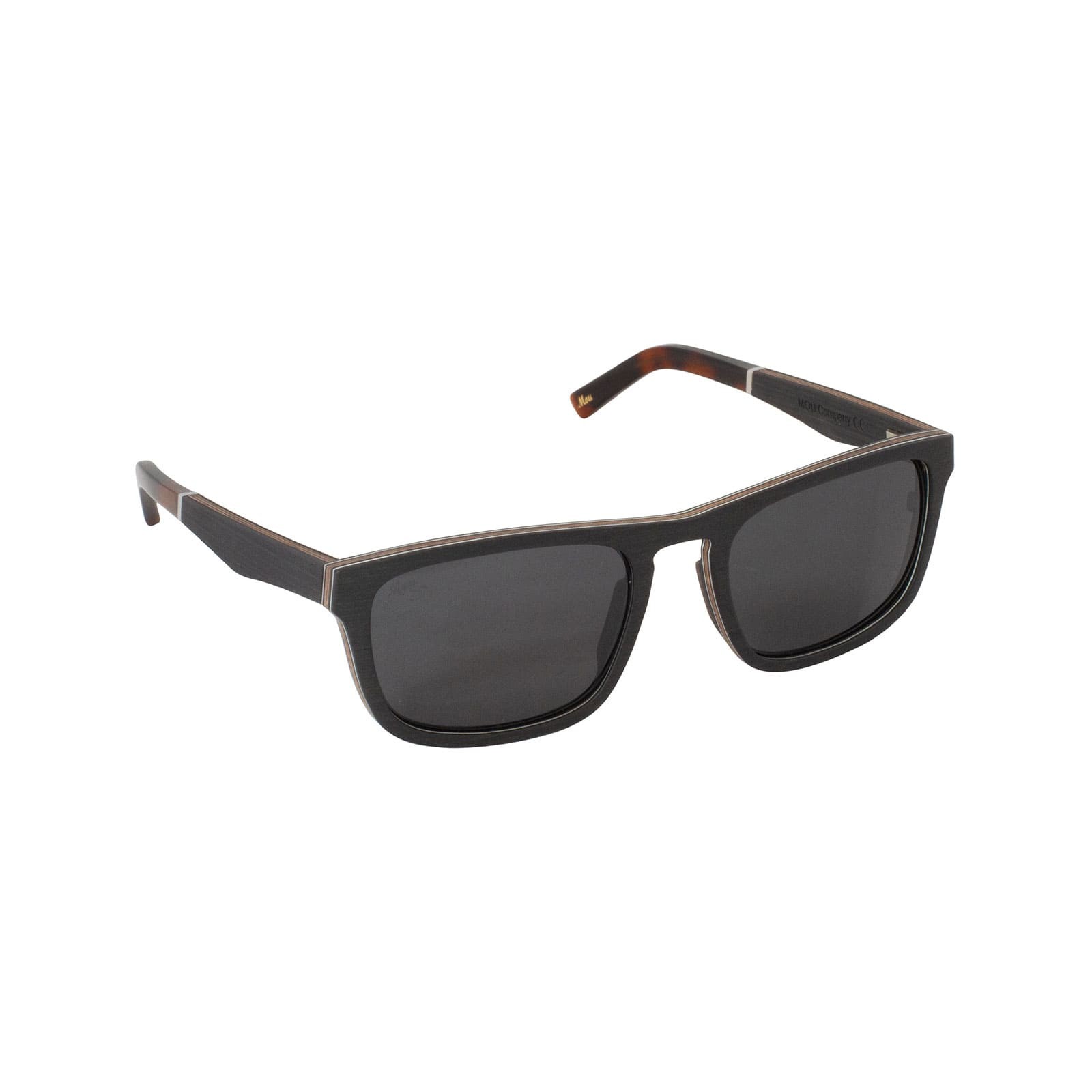 Lunettes de soleil en bois d'ébène - Gold Collection LARRUN