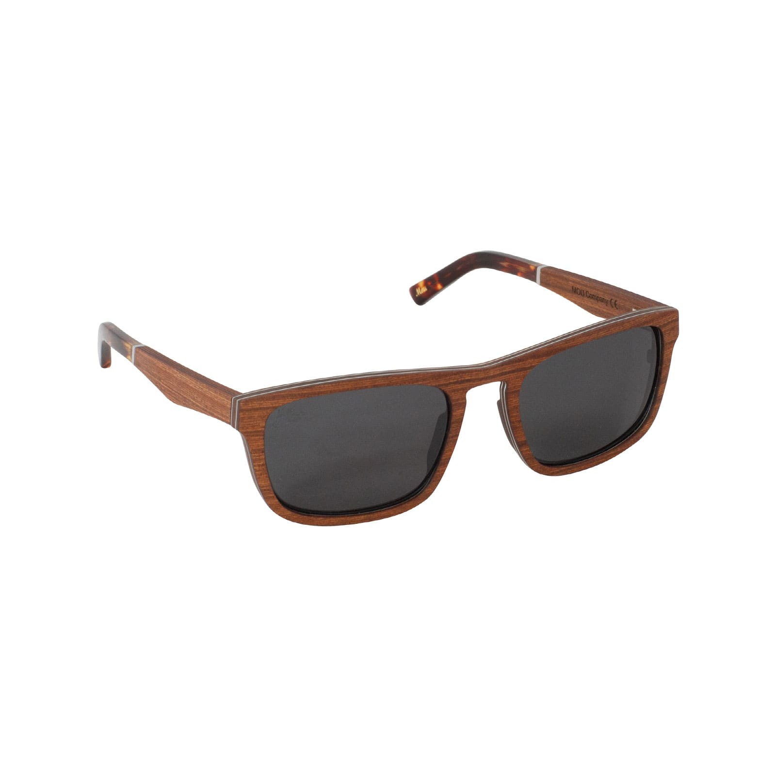 Lunettes de soleil en noyer - Gold Collection LARRUN