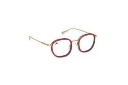 Lunettes de vue en bois d'érable teinté rouge - Light Collection LAGUNA